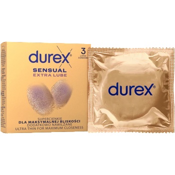 Durex Sensual Extra Lube 3 pcs