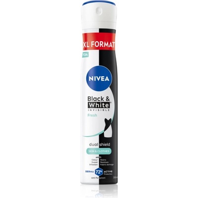 Nivea Black & White Invisible Fresh антиперспирант-спрей за жени 200ml