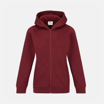 Slazenger Дамски суичър Slazenger Fitted Full Zip Hoodie Womens - Burgundy
