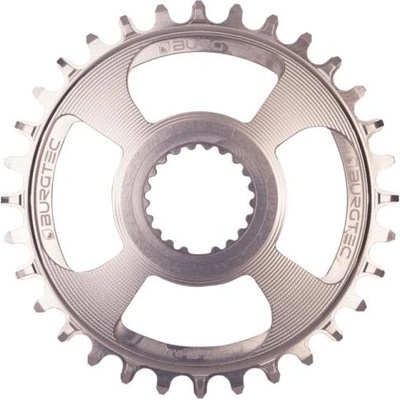 Burgtec Плоча Race BURGTEC Shimano Direct Mount Thick Thin 34T (Rhodium сребрист)