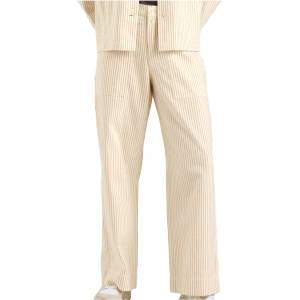 DEDICATED Дамски ежедневен панталон Dedicated Women's Workwear Pants Vara Casual trousers - Work Stripe / Yellow - размер XS (107-3592-0111)