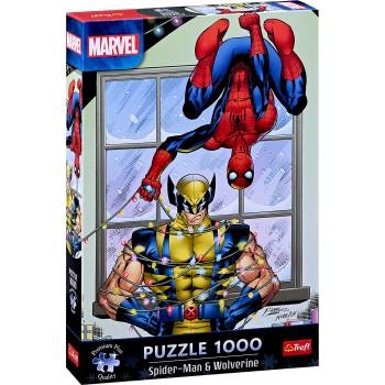 Trefl Пъзел Trefl от 1000 части - Коледа със Спайдър-Мен и Върколака (12088)