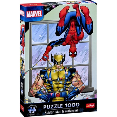 Trefl Пъзел Trefl от 1000 части - Коледа със Спайдър-Мен и Върколака (12088)
