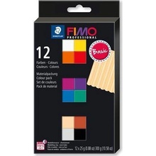 Fimo professional sada 12 barev 25 g BASIC