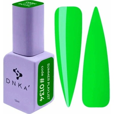 DNKa' Color 0134 neonově zelený gelový lak Summer Playlist 12 ml