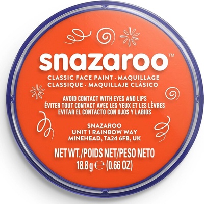 Snazaroo Barva na obličej 18 ml oranžová