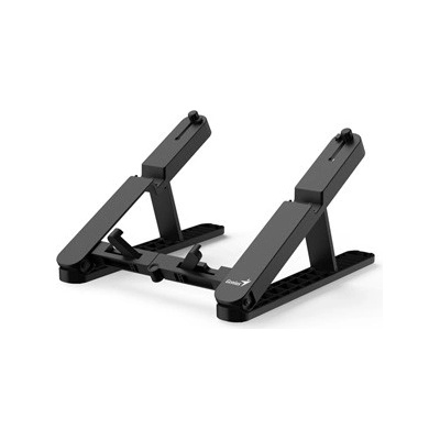 Genius G-Stand M200, Podstavec, pre notebook/tablet/telefón 10–17", nastaviteľný, skladacia, nosnosť 10kg, čierny