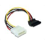 Delock Кабел DeLock Power SATA HDD към 4 pin, на 90°, 15 cm (DELOCK-60101)