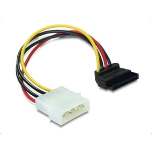 Delock Кабел DeLock Power SATA HDD към 4 pin, на 90°, 15 cm (DELOCK-60101)