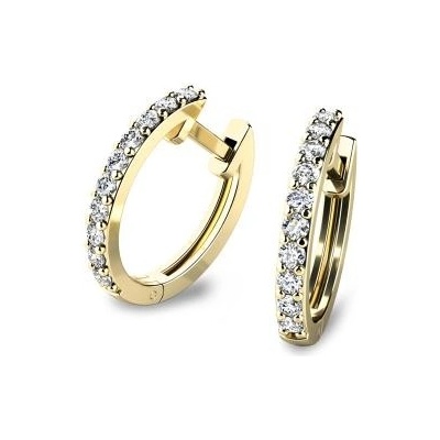 PATTIC G1086304 Briliantové náušnice ze žlutého zlata AU 585/1000