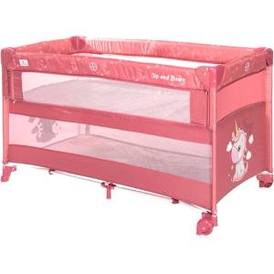 Lorelli Premium КОШАРА up and down С ПАДАЩА ПРЕГРАДА rose velvet - (10080062151) - presi