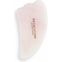 Revolution Skincare Gua Sha Rose Quartz masážna pomôcka na tvár