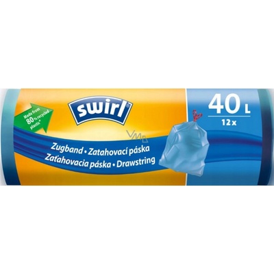 Melitta Swirl odpadkové pytle zatahovací 40 l 28 µ 12ks – Zbozi.Blesk.cz