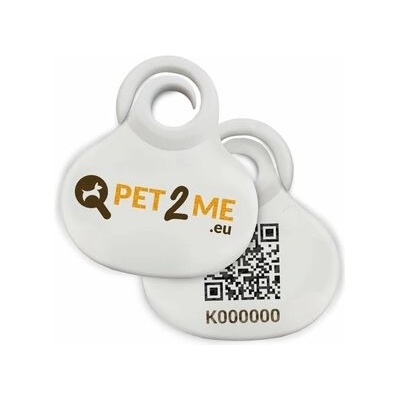 Pet2Me QR identifikační medailonek