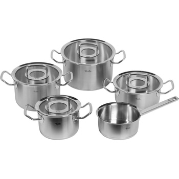 Fissler Комплект кухненски съдове ORIGINAL PROFI, 5 бр. , сребрист, неръждаема стомана, Fissler (FS084129050000)
