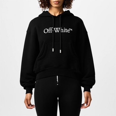 OFF WHITE Суичър OFF WHITE Women's Logo Bookish Cotton Pull Over Hoodie - Black