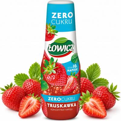 Łowicz Koncentrát jahodový 500 ml