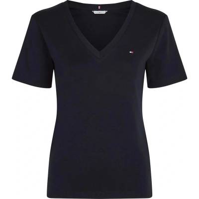 Тениска Tommy Hilfiger Slim Cody short sleeve v neck T-shirt - Blue