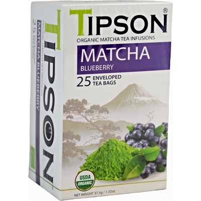 TIPSON Bio Matcha Blueberry 25 x 1,5 g