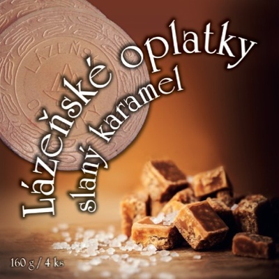 Clip Lázeňské oplatky slaný karamel 160 g