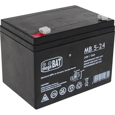 Baterie pro vozidla 24V/5AH