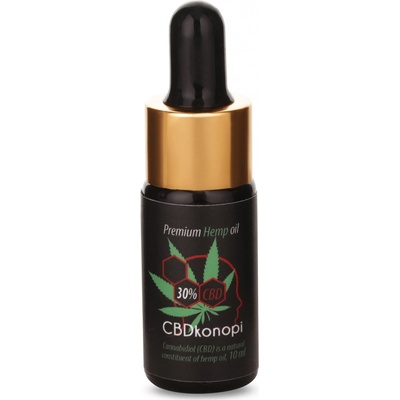 Bailly CBDkonopi CBD olej 2% až 30% 30% 10 ml