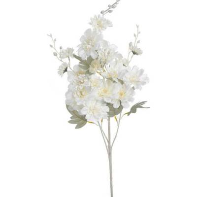 Kytice 65 cm - trs 5 větviček bílá