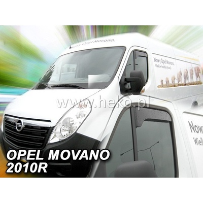 Deflektory RENAULT Master, 2010-2022 krátke - horné