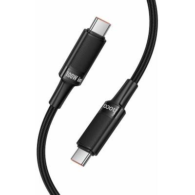 Hoco U153 USB C na USB C PD 5A 100W 1,2m černý