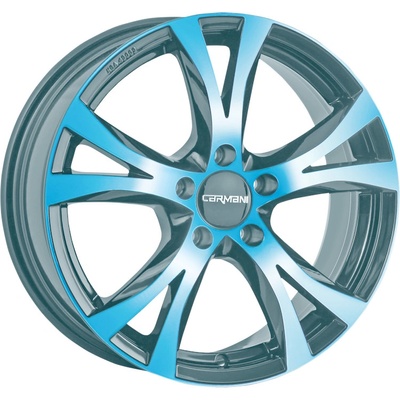 CARMANI 09 6.5x15 5x100 ET38 light blue polished