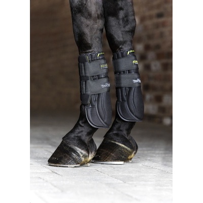 Horseware Kamaše přední Adagio černá /yellow – Zboží Dáma