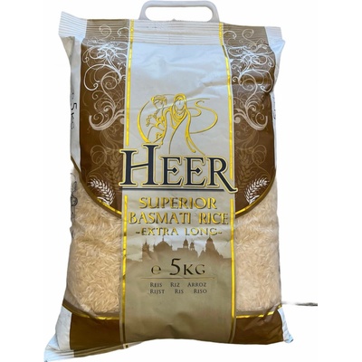 HEER EXTRA DLOUHÁ Basmati rýže 5 kg
