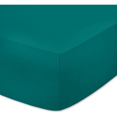 Петролено зелен чаршаф с ластик - трико
