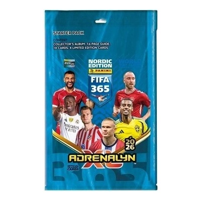 Panini ADRENALYN XL FIFA 365 2026 Startovací Balíček