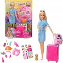 Bábiky Barbie Barbie cestovatelka blondýnka