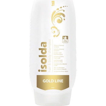 Isolda Gold Line tělový a vlasový šampon 500 ml