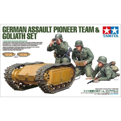 Tamiya German Assault Pioneer Team & Goliath Set 1:35
