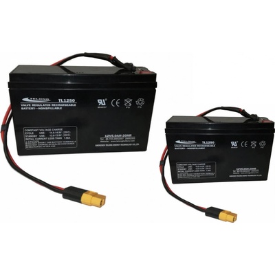 Náhradné batérie pre loďku MIVARDI Carp Scout LA 10AH, 2 ks