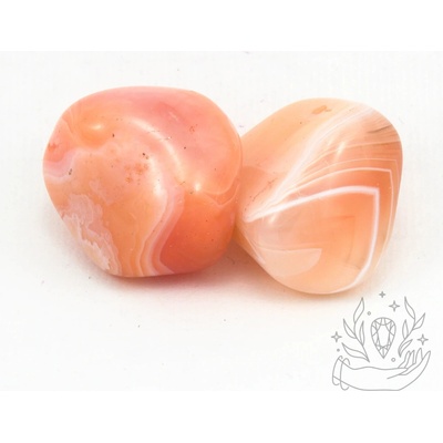 Nefertitis Sardonyx tromlovaný kámen - XL- cca 3 - 4 cm