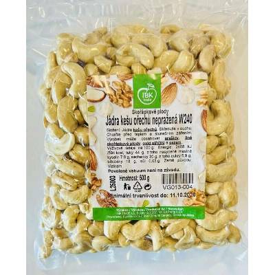 IBK Kešu ořechy nepražená W240 500 g