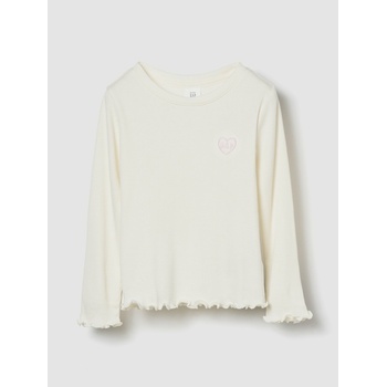 GAP Бебешка риза с ребра GAP GAP | Bezhov | Момичешки | 3 години