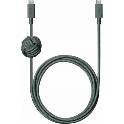 Native Union A-C-GRN-NP USB-C - USB-C 3m zelený