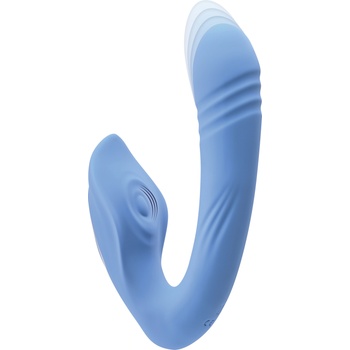 Image 1 of EVOLVED Tap and Trust Vibrator Light Blue