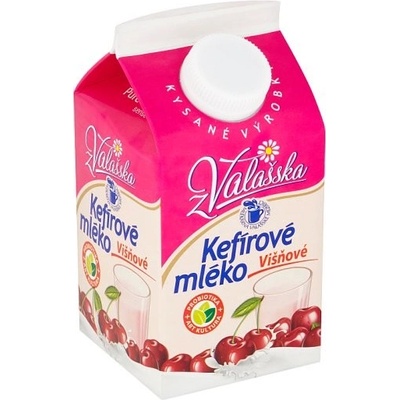 Mlékárna Valašské Meziříčí Kefírové mléko nízkotučné višňové 450 g – Hledejceny.cz