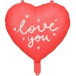 Party Deco Фолиев балон сърце „I Love You (FB171)