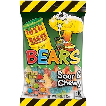 Toxic Waste Sour & Chewy Bears 142 g