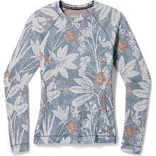 Smartwool W Classic Thermal Merino Baselayer Crew Winter sky floral