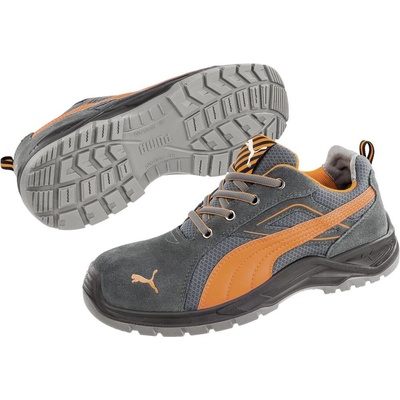 PUMA Omni Orange Low SRC 643620 S1P bezpečnostná obuv čierna, oranžová