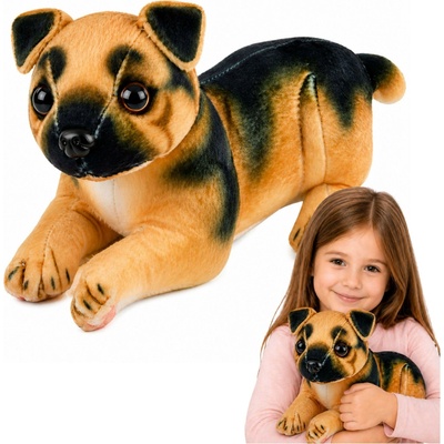 Lean Toys Plyšový nemecký ovčiak, 25 cm – Leantoys