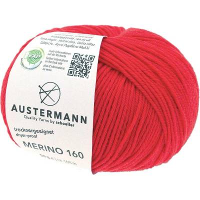 Pletací příze Austermann Merino 160 EXP Barva: 203 ROT